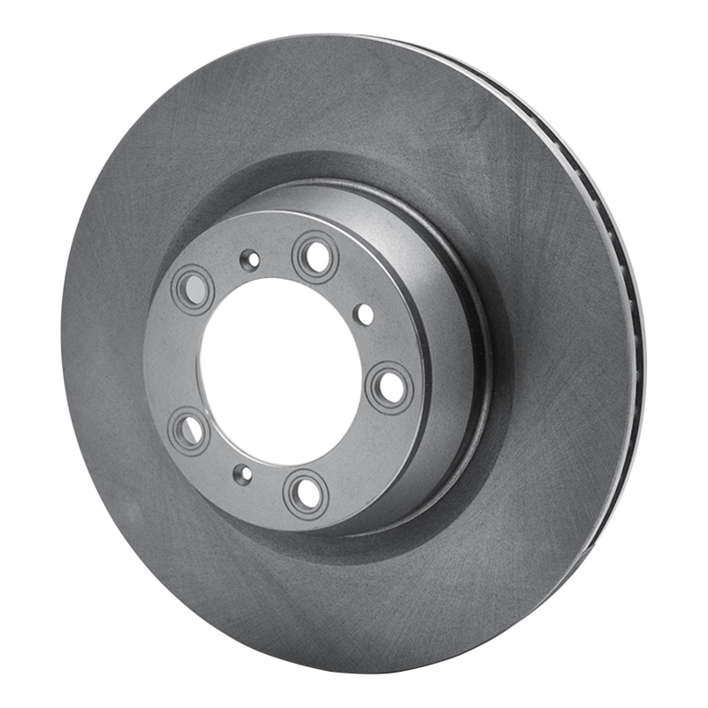 Porsche Panamera Brake Rotor (1) - Rear - R1 Concepts - Drilled & Slotted - Silver - `07-`16